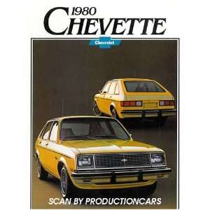  1980 Chevrolet Chevy Chevette Sales Brochure Catalog 
