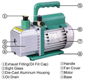 Electric Air Vacuum Pump AC A/C For R134A & R12 R22 New  