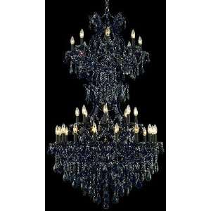  Maria Theresa Collection 34 Light 56 Black Crystal Grand 