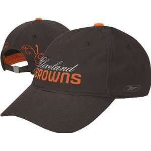 Cleveland Browns Womens Script Slouch Adjustable Hat  