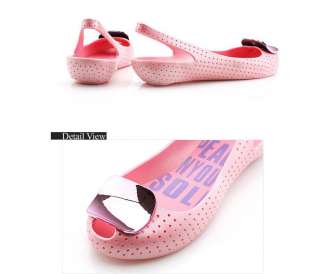 Punching Jelly Sandal Shoes Cute Lovely [PINK] Color ~~  