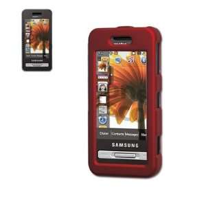   Rubberized Protector Cover Samsung Finesse R810   Red: Home & Kitchen
