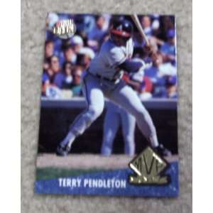  1992 Fleer Ultra Terry Pendleton # 4 MLB Baseball Award 