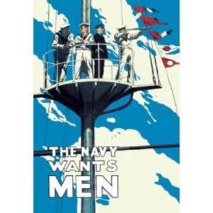  Navy Wants Men 24X36 Canvas Giclee