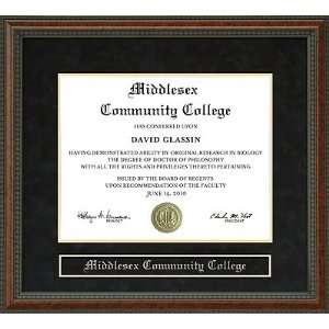 Middlesex Community College Diploma Frame  Sports 