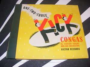 KICK Congas by XAVIER CUGAT RCA 78 rpm ALBUM Set  