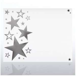  Foil Certificate Paper   Bright Stars   Silver Foil 