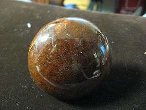 Vintage Brown Marble 2.25 Door Knob  