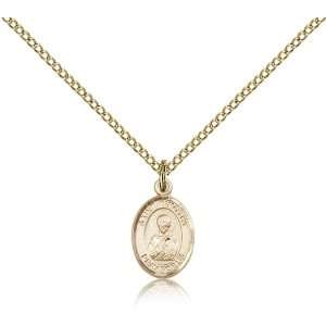 Gold Filled St. Saint Timothy Medal Pendant 1/2 x 1/4 Inches 9105GF 