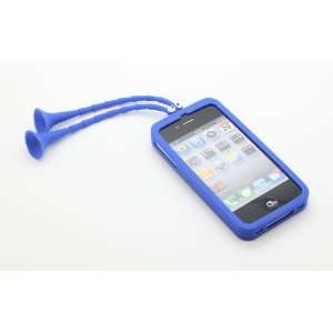  Grasshopper Designed Silicon Case with Suction Cups for iPhone 4 