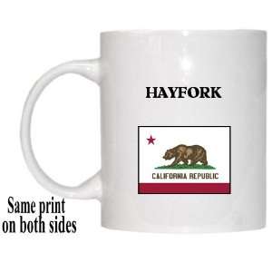    US State Flag   HAYFORK, California (CA) Mug 