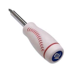 Milwaukee Brewers Pro Grip Screwdriver Includes A Comfortable Molded 