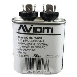 Aviditi CMC75 Capacitor, 4 Microfarad, 370 Volt  
