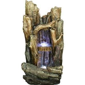  Two tiered Waterfall Polyresin Fountain Patio, Lawn 