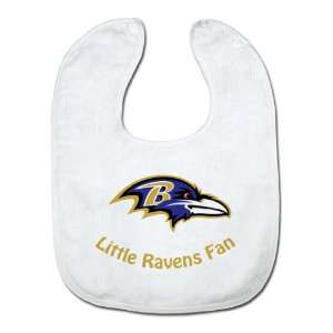  NFL Baltimore Ravens White Snap Bib with Team Logo Sports 