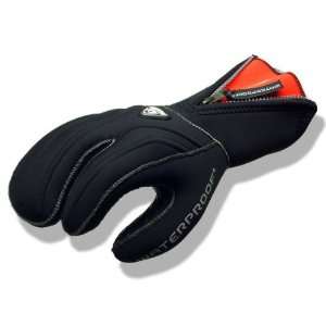 Waterproof 7mm G1 3 Finger Semi Dry Glove Sports 