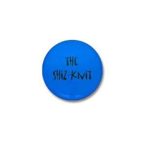  Shiz Knit Blue Hobbies Mini Button by CafePress: Patio 