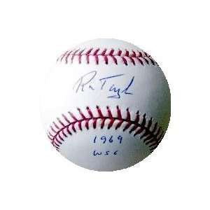  Ron Taylor Autographed Baseball   inscribed 69 WSC Sports 