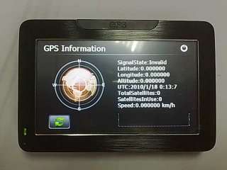   inch portable car GPS navigation device E Road route upgrade Free map