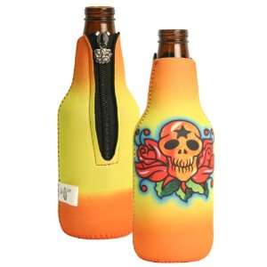   Rainbow Skull Zipper Long Neck Bottle Coolie