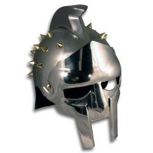  Premium Gladiator Arena Helmet   Brass Spikes: Sports 