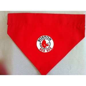  Boston Red Sox Dog Scarf Size Large Red 