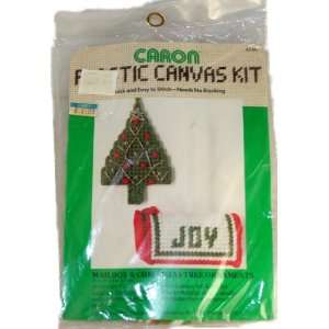  Caron Plastic Canvas Kit Mailbox and Christmas Tree 