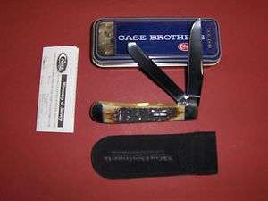 CASE XX CASE BROTHERS DARK MOLASSES BONE TRAPPER 6254SS KNIFE CA#50451 