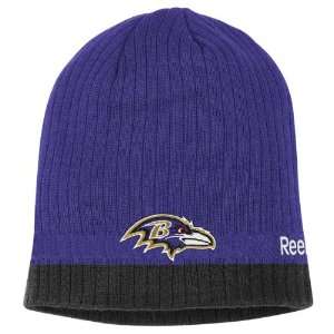 Baltimore Ravens Reebok 2010 Coaches Sideline Cuffless Knit Hat 