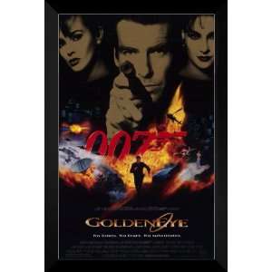  Goldeneye FRAMED 27x40 Movie Poster Pierce Brosnan