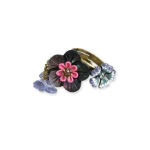  Clair de Jour Wild Flowers Rings   Blue/Pink (FINAL SALE) Jewelry