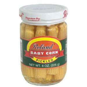  Roland, Corn Baby Pickled, 8 OZ (Pack of 6) Health 