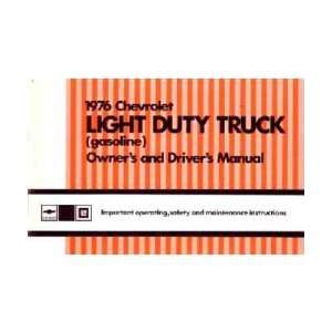   CHEVROLET LIGHT DUTY TRUCK Gas & VAN Owners Manual Guide Automotive
