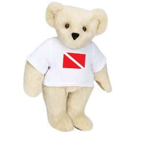  15 T Shirt Bear Dive Flag   Buttercream Fur Toys & Games
