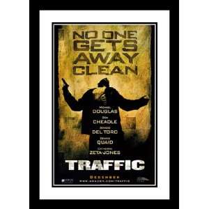 Traffic 20x26 Framed and Double Matted Movie Poster   Style B   2001