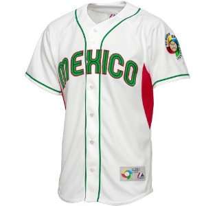 Majestic Mexico 2009 World Baseball Classic White Jersey:  