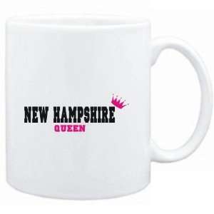  Mug White  New Hampshire Queen  Usa States: Sports 