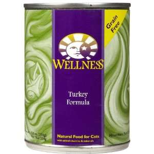  Wellness Can Cat Food Case 12.5oz Turkey