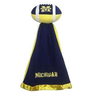   Plush NCAA Football with Attached Security Blanket