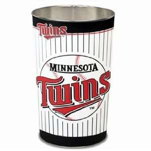 Minnesota Twins MLB Tapered Wastebasket (15 Height):  