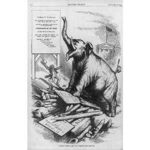  Cartoon,Tammany Hall,1875,Uncle Sam,Third Term Trap: Home 