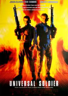Universal Soldier ORIGINAL Kinoplakat DIN A 1 Van Damme  