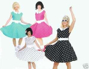 Rock n roll Kleid Petticoat 50er Jahre Kostüm Karneval  