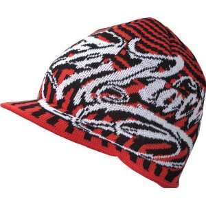 Fly Racing Fly Custom Bill Beanie Red One Size  Sports 