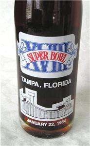 , Florida Super Bowl, full 10 oz. Coca Cola bottle, Jan. 22, 1984 