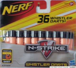 NERF N Strike 36 Stück Whistler Darts Nachfüllpack Softdarts  