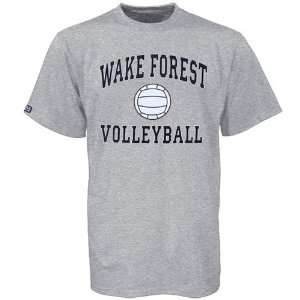    Wake Forest Demon Deacons Ash Volleyball T shirt