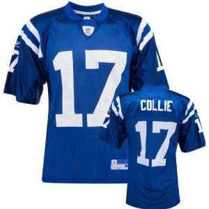  Austin Collie Blue Reebok NFL Replica Indianapolis Colts 