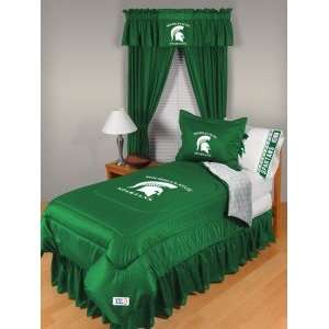   State Spartans Locker Room Bedroom Set, Queen: Sports & Outdoors