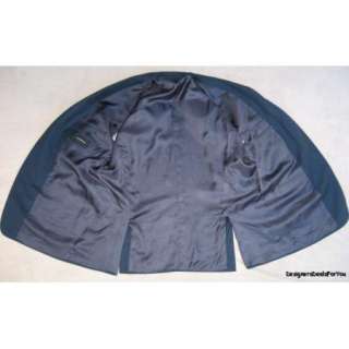 Ermenegildo Zegna $1995 Mens 50 R 50R Suit Blue Plaid *Switzerland 
